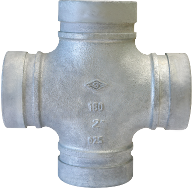 Cross Galvanized Coupling