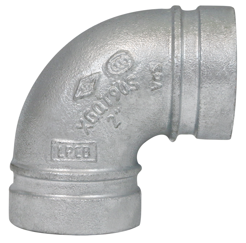 90 Elbow Galvanized Coupling