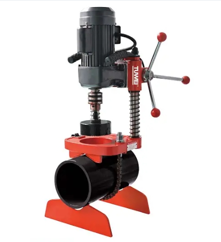 เครื่องเจาะรูท่อเหล็ก TUWEI รุ่น TWK-3A (Hole Cutting Machine TWK-IIIA)