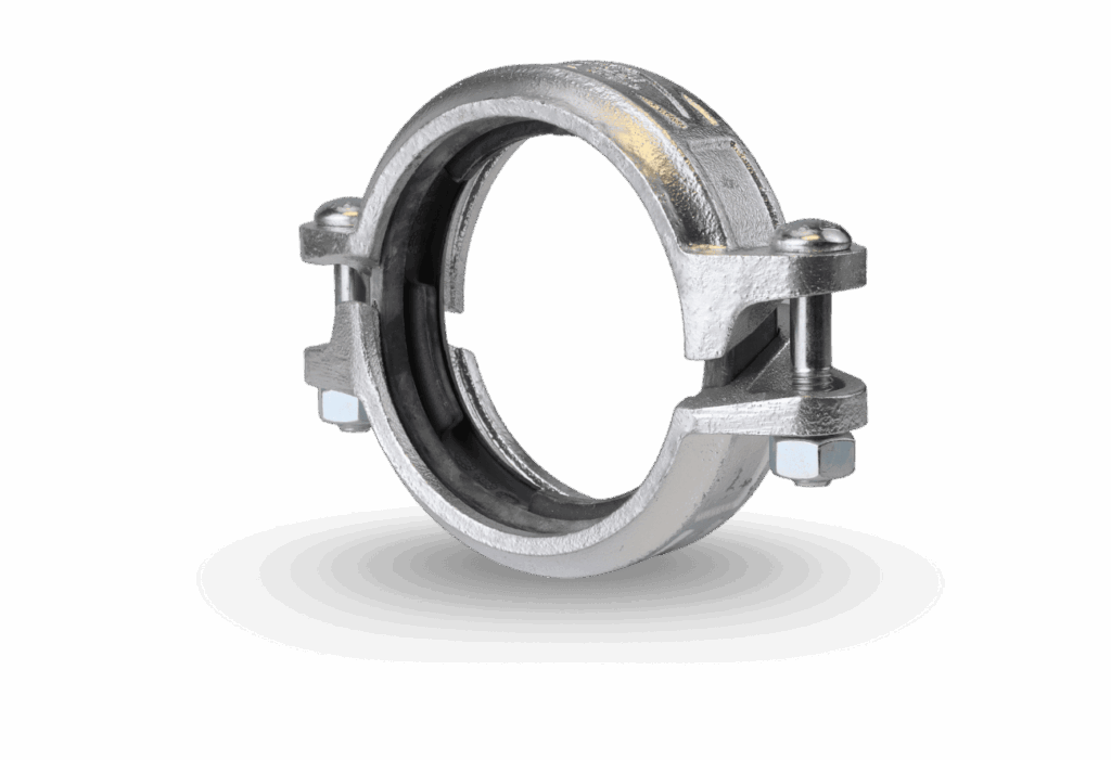 QUICK MECH Ready to Install Rigid Coupling (Angle Pad)