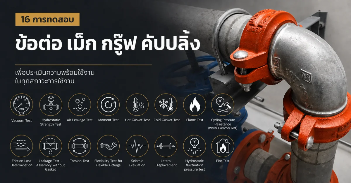 การทดสอบสมรรถนะข้อต่อ เม็ก กรู๊ฟ คัปปลิ้ง