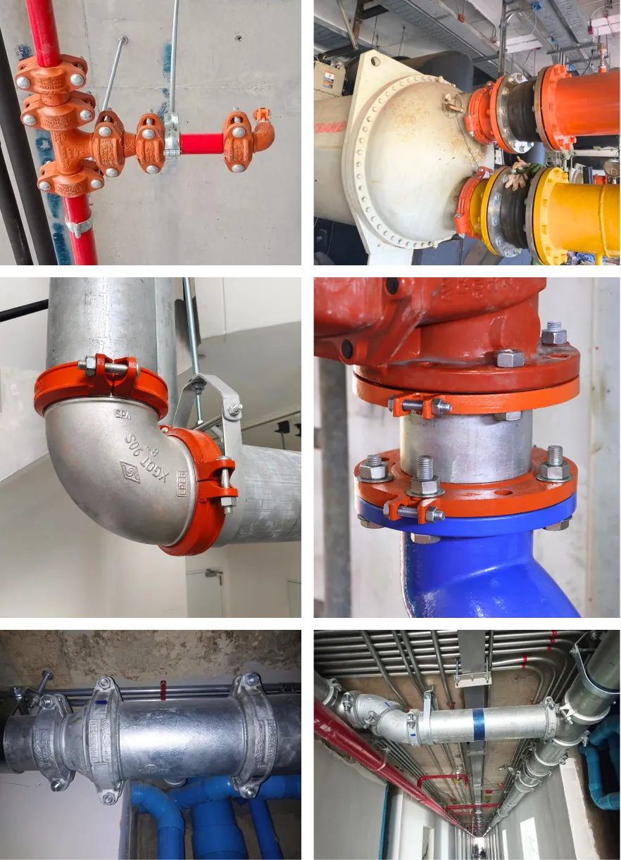 รูปหน้างาน MECH Grooved Coupling